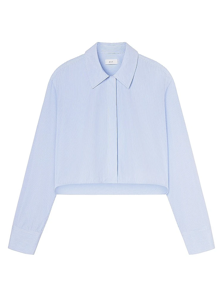 Maude Boxy Button-Front Top