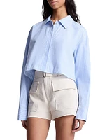 Maude Boxy Button-Front Top