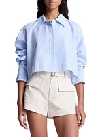 Maude Boxy Button-Front Top