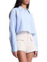 Maude Boxy Button-Front Top