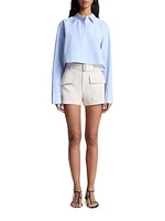 Maude Boxy Button-Front Top