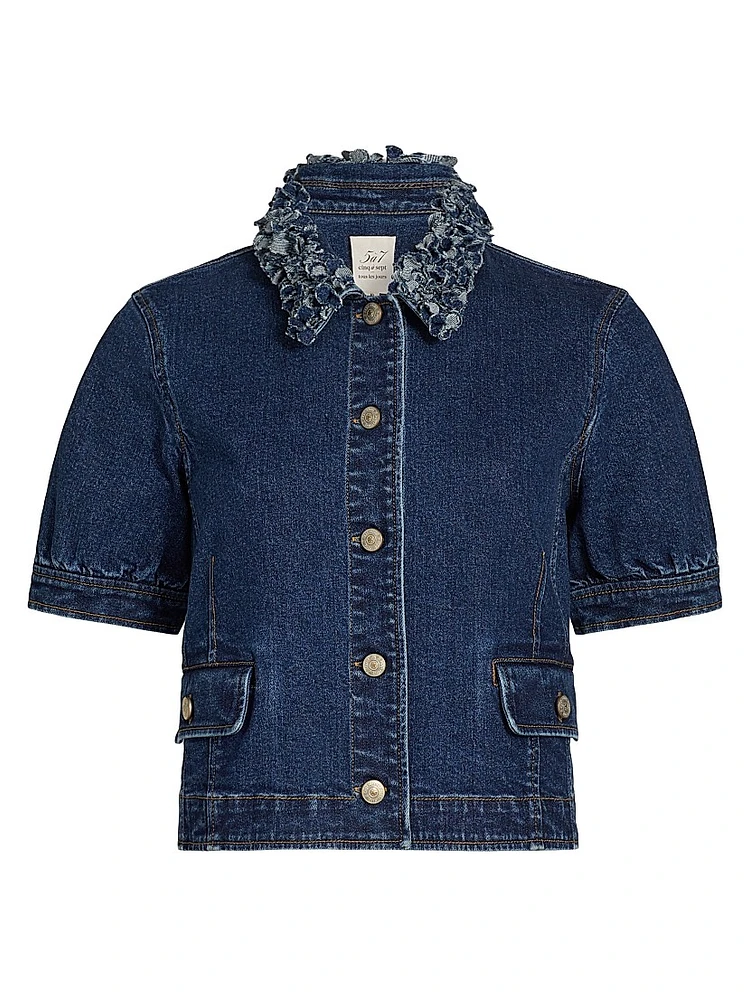 Petal Ethel Stretch-Denim Jacket