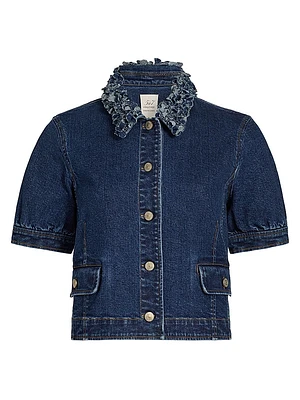 Petal Ethel Stretch-Denim Jacket