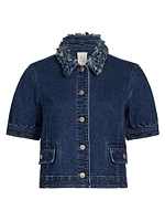 Petal Ethel Stretch-Denim Jacket