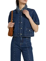 Petal Ethel Stretch-Denim Jacket