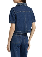 Petal Ethel Stretch-Denim Jacket