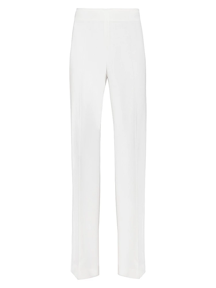 Tailored Straight-Leg Pants