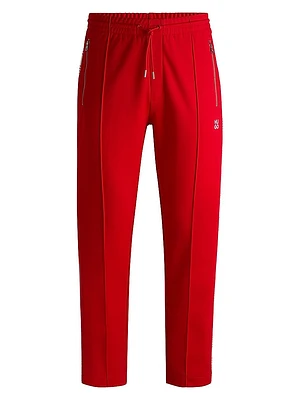 Tracksuit Bottoms with Checked Tape