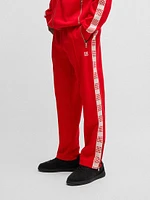 Tracksuit Bottoms with Checked Tape