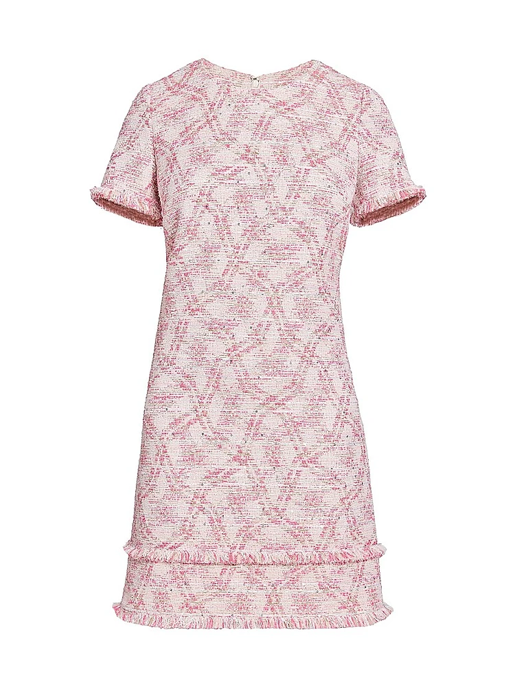 Melania Tweed Ruffled Minidress