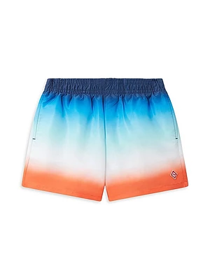 Little Boy's & Boy's Ombré Swim Shorts