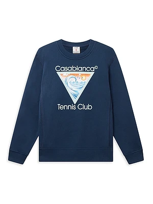 Little Boy's & Tennis Club Icon Sweashirt