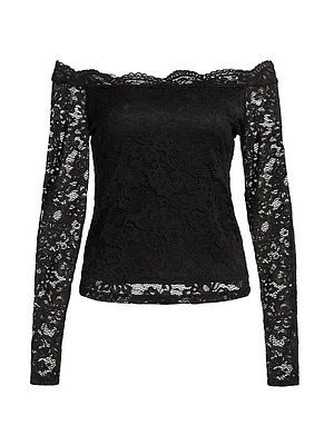 Lace Off-the-Shoulder Top