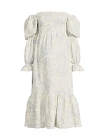 New Yuki Toile Muslin Midi-Dress