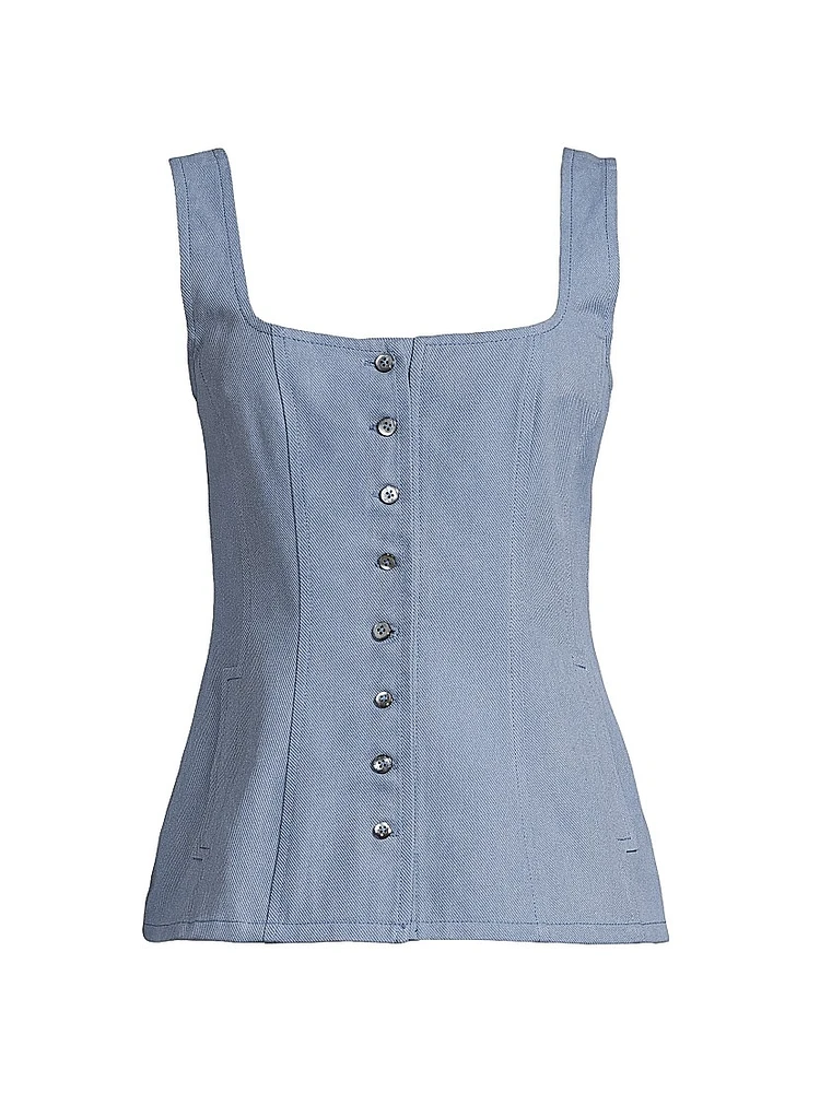 Everyday Tropics Seamed Vest