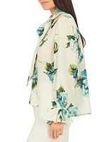 Eliana Floral Cotton-Silk Blouse