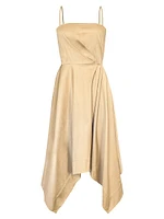South Hampton Everleigh Cotton Handkerchief Midi-Dress