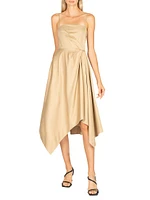 South Hampton Everleigh Cotton Handkerchief Midi-Dress