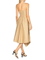 South Hampton Everleigh Cotton Handkerchief Midi-Dress