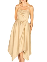 South Hampton Everleigh Cotton Handkerchief Midi-Dress