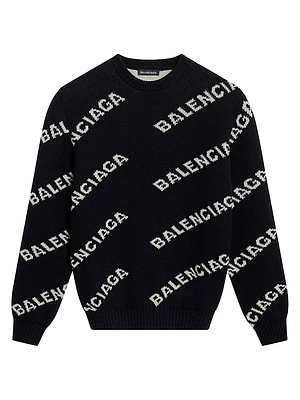 Allover Logo Sweater