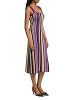 Katie Market Stripe Midi-Dress
