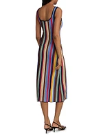 Katie Market Stripe Midi-Dress