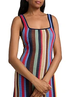 Katie Market Stripe Midi-Dress