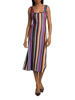 Katie Market Stripe Midi-Dress