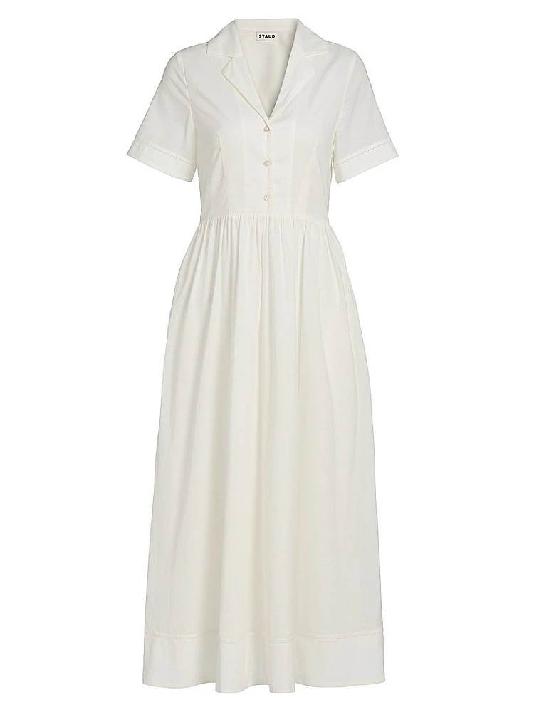 Meryl Voile Midi Shirtdress