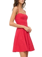 Wylie Cotton Poplin Fit & Flare Minidress