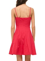 Wylie Cotton Poplin Fit & Flare Minidress