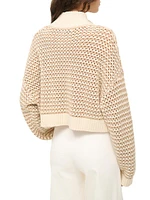 Hampton Striped Crochet Sweater