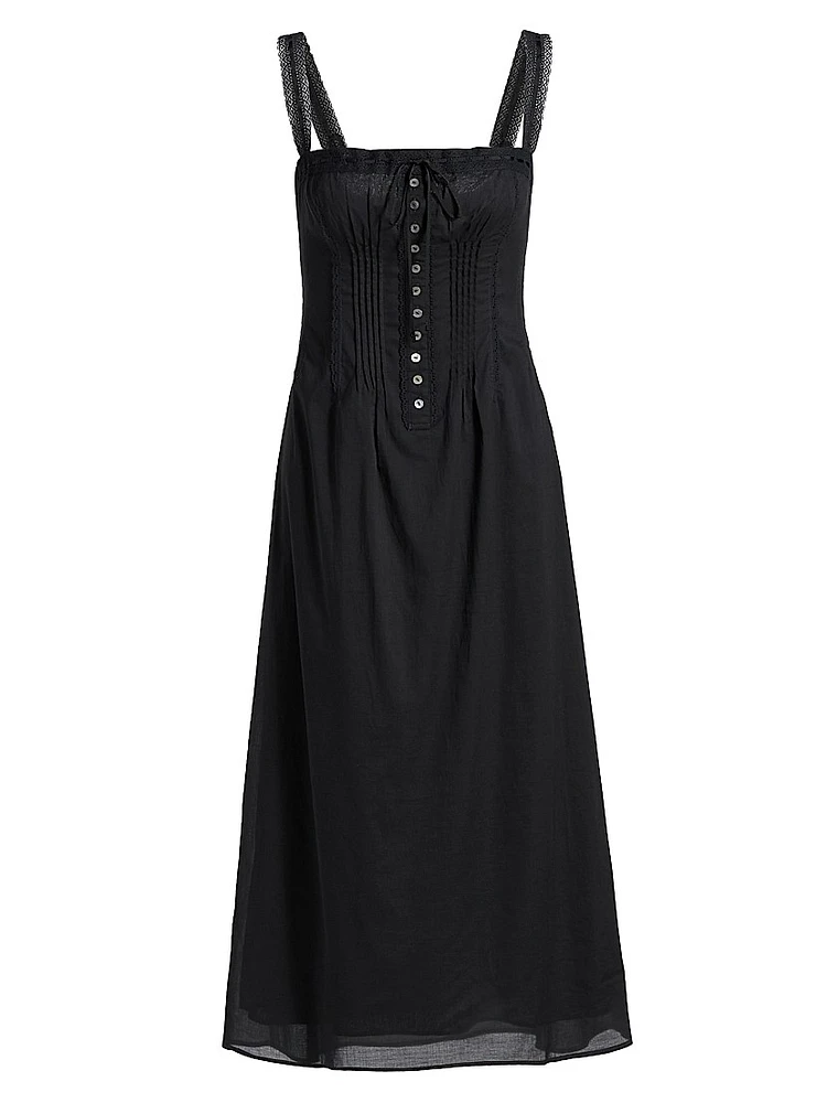 Matilde Cotton Midi-Dress
