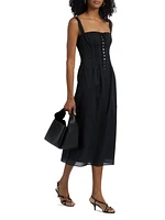 Matilde Cotton Midi-Dress
