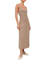 Ellison Compact-Knit Midi-Dress