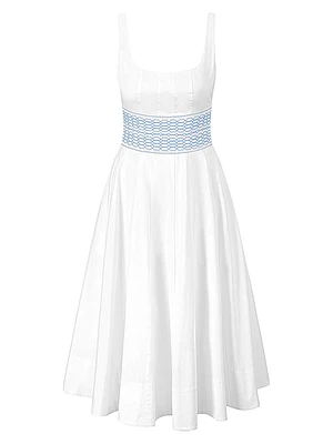 Rig Cotton Poplin Fit & Flare Dress