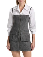 Soft Stretch Ponte Minidress
