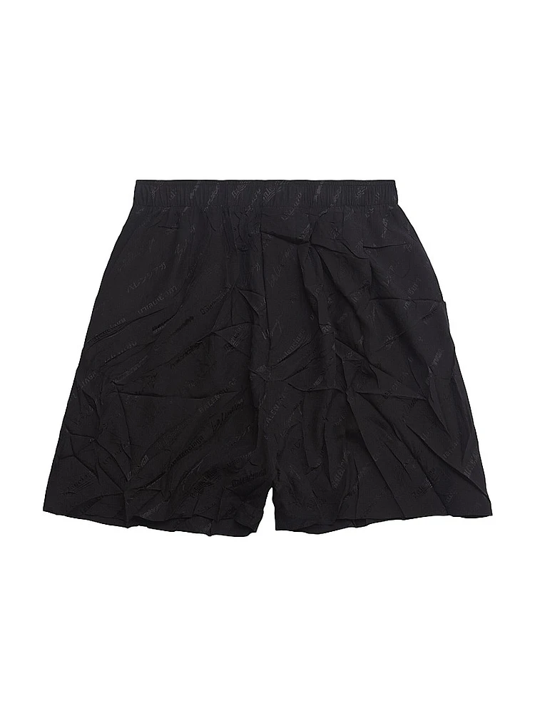 Logomania All Over Pyjama Shorts