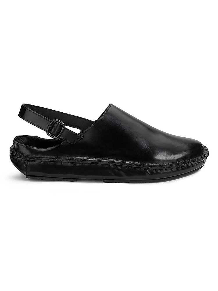 Whipstitched Slingback Clog