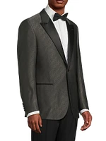 Shiny Woven Dinner Jacket