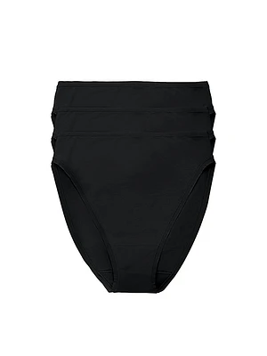 Bliss Bare Cotton High Cut Brief 3-Pack