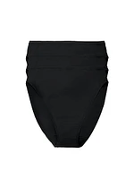 Bliss Bare Cotton High Cut Brief 3-Pack