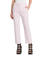 Crepe Cropped Cigarette Pants