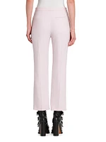 Crepe Cropped Cigarette Pants