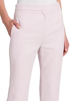 Crepe Cropped Cigarette Pants