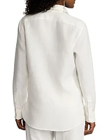 Linen Button-Up Shirt