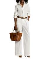 Linen Button-Up Shirt