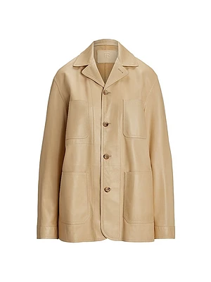 Adrianna Leather Coat
