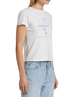 Peanuts Snoopy Graphic Classic Cotton T-Shirt